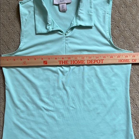Tommy Bahama Golf Light Green Sleeveless Top and Skort Skirt Set - Picture 4 of 11